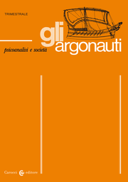 Cover of the journal gli argonauti - 0391-7274