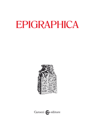 Cover of Epigraphica - 0013-9572